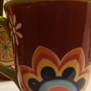 Pier One Mexicali mugs- set of 4